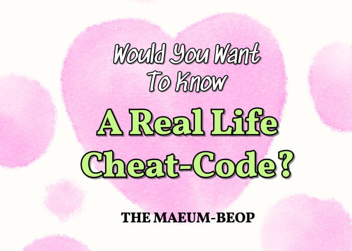 Real Life Cheat Code-The MaEum-Beop